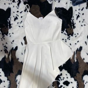 High/low peplum shirt